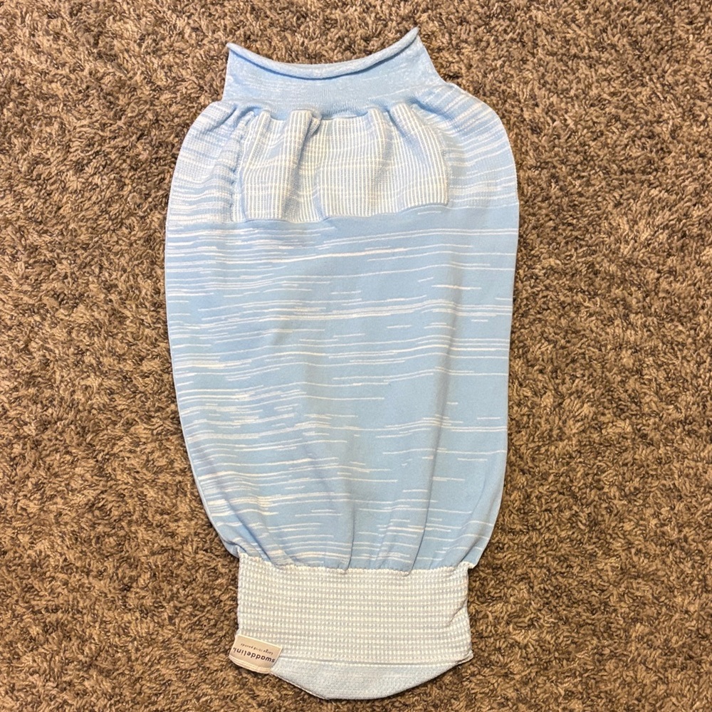 Swaddelini Cozy Baby Blue Sleep Sack